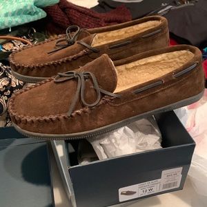 Florsheim men’s slippers size 12W , new in box